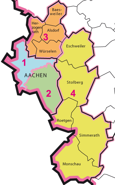 Logo der Linken Kreisverband Städteregion Aachen